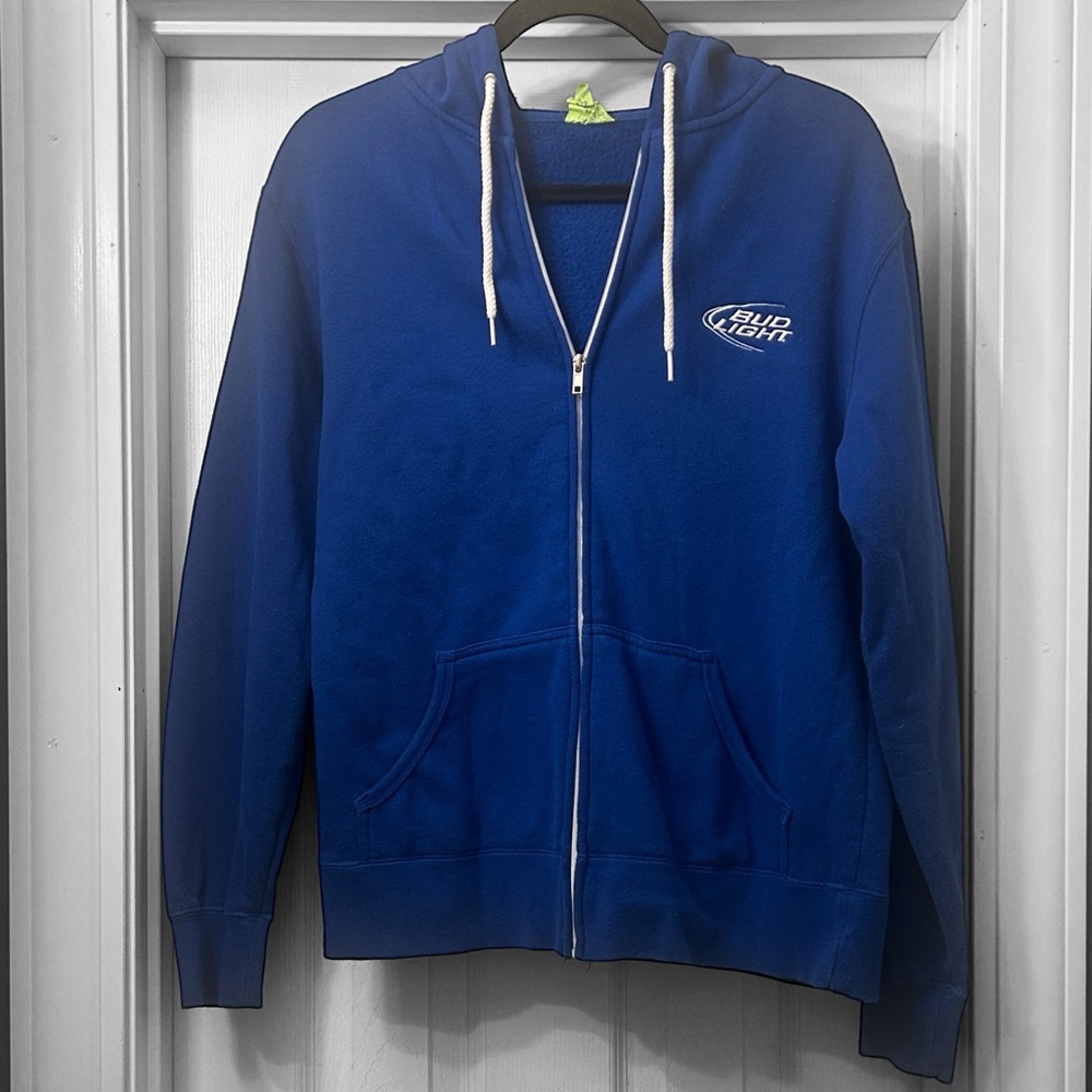 Independent Trading Co. Unisex Lightweight Hooded Full-zip Bud Light Sweatshirt